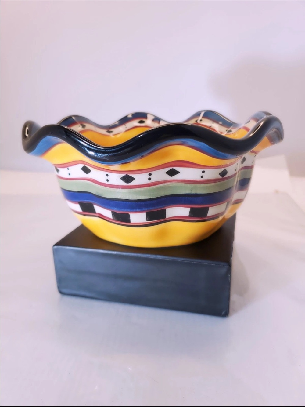 Table Tops Hand Painted Ceramic Bowl